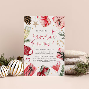 Feierliche Favoriten Holiday Favorite Things Par Einladung
