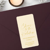 Feierliche Feier Adressaufkleber