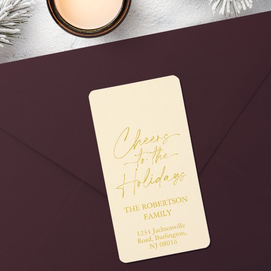 Feierliche Feier Adressaufkleber