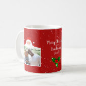 Feierliche Feier Der Weihnachtsmann - Foto - Perso Kaffeetasse (Vorderseite Links)