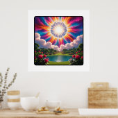 Feierliche Feier: Ein Weihnachtswunder auf Ihrer Z Poster (Küche)