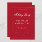 Feierliche Feier Einladung (Vorne/Hinten)