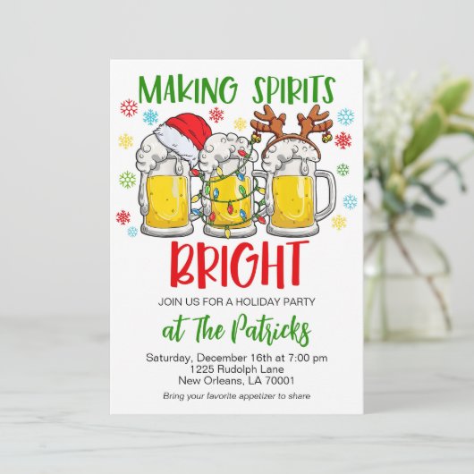 Feierliche Feier Einladung (Stehend Vorderseite)