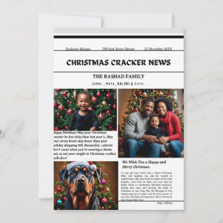 Feierliche Feier: Frohe Weihnachtskarte für die Li Save The Date