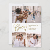 Feierliche Feier | Mehrjähriges Foto Feiertagskarte (Vorderseite)