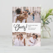 Feierliche Feier | Mehrjähriges Foto Feiertagskarte (Stehend Vorderseite)