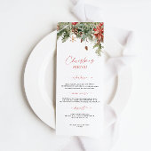 Feierliche Feier Menükarte