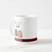 Feierliche Feier mit dem Gewinner des Ugly Sweater Kaffeetasse (Vorderseite Links)