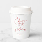 Feierliche Feier Pappbecher (Vorderseite)