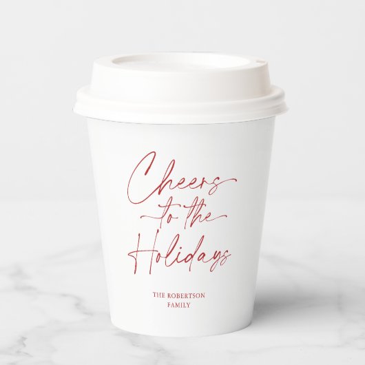 Feierliche Feier Pappbecher (Vorderseite)