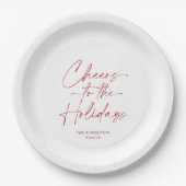 Feierliche Feier Pappteller (Vorderseite)