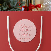 Feierliche Feier Runder Aufkleber