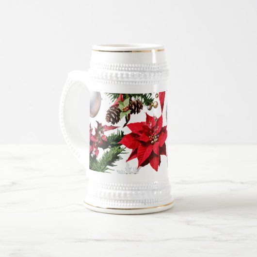 Feierliche Feier: Stein 22 oz Weihnachtskollektion Bierglas (Vorderseite Links)