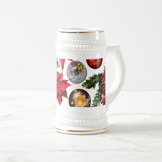 Feierliche Feier: Stein 22 oz Weihnachtskollektion Bierglas (VorderseiteRechts)