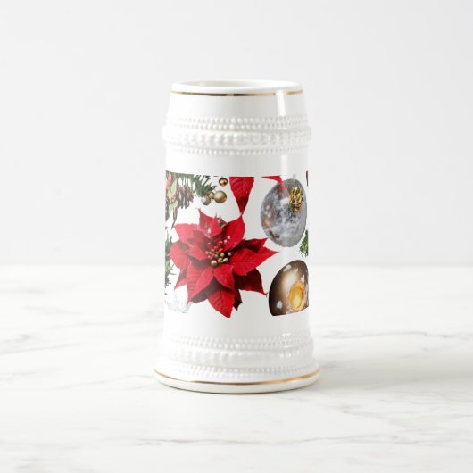 Feierliche Feier: Stein 22 oz Weihnachtskollektion Bierglas (Mittel)
