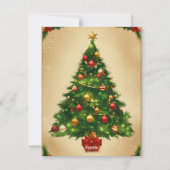 Feierliche Feier: Weihnachten und Neujahr (Rückseite)