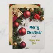 Feierliche Feier: Weihnachten und Neujahr (Vorne/Hinten)