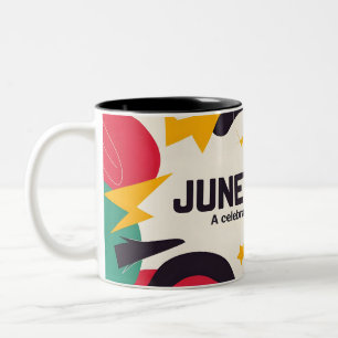 Feierliche Feier zum Thema Freiheitliches Design Zweifarbige Tasse