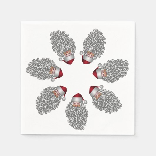 Feierliche Feier zum Weihnachtsfeiertag Serviette (Vorderseite)