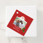 Feierliche Feierlichkeit Santa - Foto - Personalis Geschenkanhänger (Beispiel)