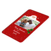 Feierliche Feierlichkeit Santa - Foto - Personalis Magnet (Linke Seite)