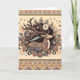 Feierliche Feierlichkeiten: Eine festliche Faltkar Dankeskarte