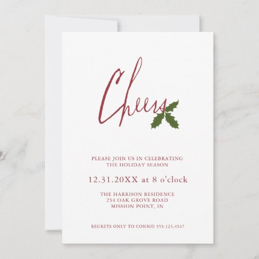 Feierliche Feierlichkeiten Einladung (Vorderseite)