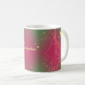 "...Feierliche Feierlichkeiten" Engel Weihnachten  Kaffeetasse (VorderseiteRechts)
