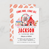 Feierliche Feierlichkeiten Party Geburtstag Kind Mitteilungskarte (Vorne/Hinten)