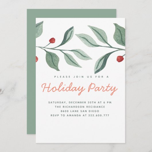 Feierliche Feierlichkeiten, Weinanbau Feiertagskarte (Vorne/Hinten)