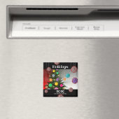 Feierliche Feiertage 2020 Kokosmolekül Magnet (In Situ (Geschirrspüler))