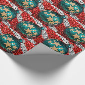 Feierliche Feiertage der patriotischen Militärstre Geschenkpapier (Ecke)