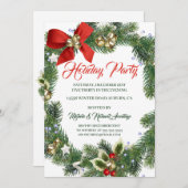 Feierliche Feiertage Einladung (Vorne/Hinten)