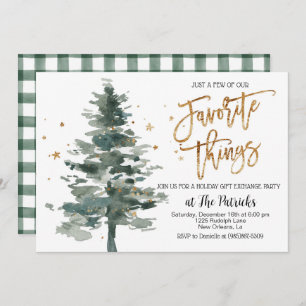 Feierliche Feiertage Einladung zu Lieblingsbeschäf