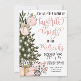 Feierliche Feiertage Einladung zu Lieblingsbeschäf