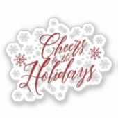 Feierliche Feiertage - Feierliche Kalligraphie Aufkleber (Vorderseite)