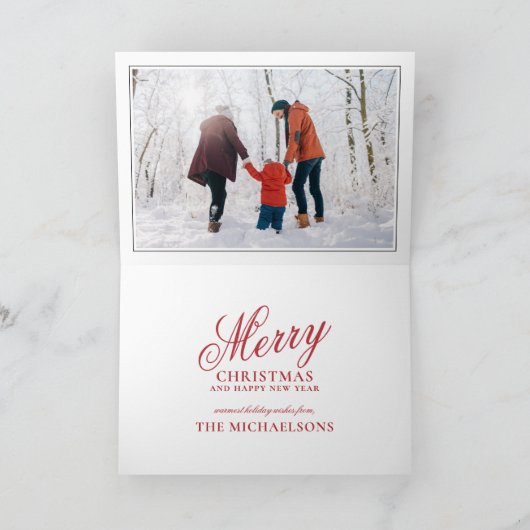 Feierliche Feiertage Feiertagskarte (Innenseite)