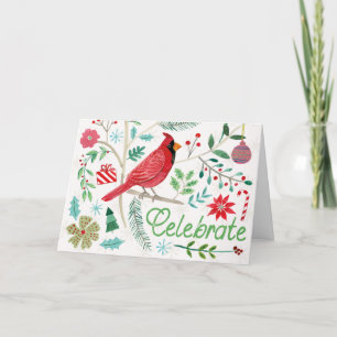 Feierliche Feiertage Feiertagskarte