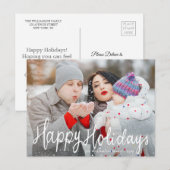 Feierliche Feiertage Foto Postkarte (Vorne/Hinten)