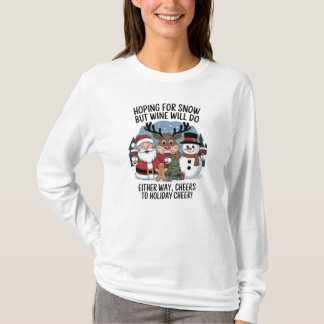 Feierliche Feiertage Frohe Weihnachten T-Shirt