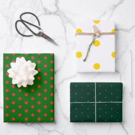 Feierliche Feiertage Geschenkpapier Set