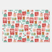 Feierliche Feiertage Geschenkpapier Set (Vorderseite 2)