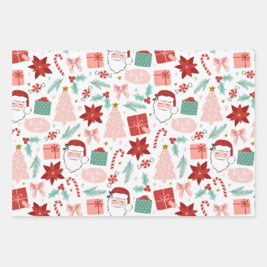 Feierliche Feiertage Geschenkpapier Set (Vorderseite)