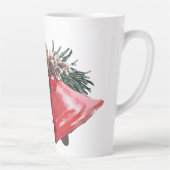 Feierliche Feiertage - Glocken Latte Tasse (Rechts)