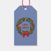 Feierliche Feiertage mit Whimsical Reef Moderne Geschenkanhänger (Vorderseite)