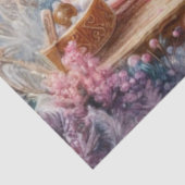 Feierliche Feiertage Mouse Gingerbrot Haus Dekoupa Seidenpapier (Ausschnitt)