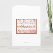 Feierliche Feiertage Nationaler Drink Wein Tag Karte (Rückseite)