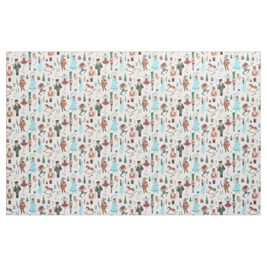 Feierliche Feiertage Nutcracker Örusgewebe Stoff (Fat Quarter (45,7 x 55,9 cm))