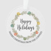 Feierliche Feiertage Ornament (Vorderseite)