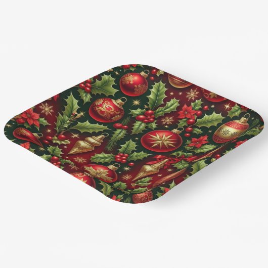 Feierliche Feiertage-Papierplatte Pappteller (Gewinkelt)